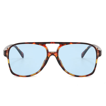 Double Bridges Fashion Aviator Sunglasses