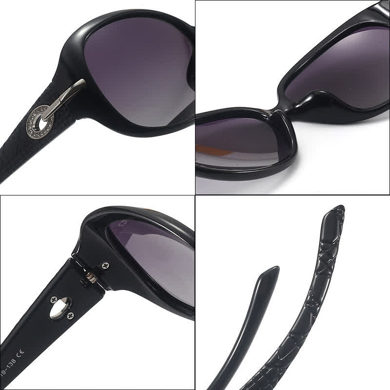 Vintage Oversized Square Frame Sunglasses