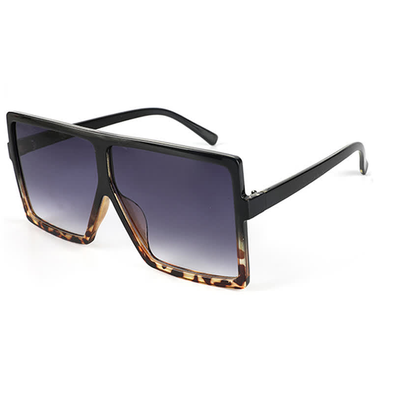 Square Oversized Frame Fashion Sunglasses