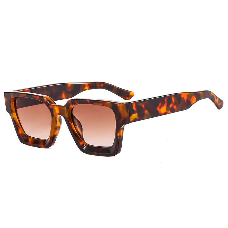Square Frame Tinted Sunglasses