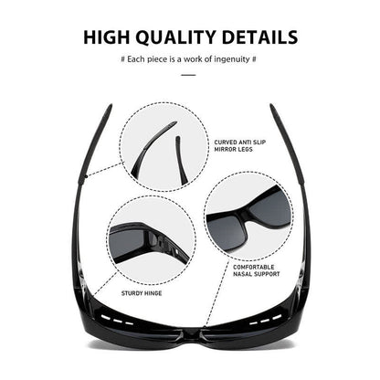 Fit Over Glasses Polarized Sunglasses for Sports&Cycling