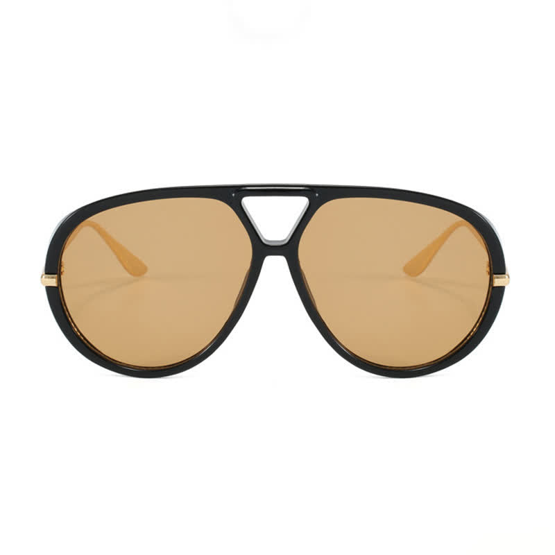 Fashion Double Bridges Aviator Sunglasses