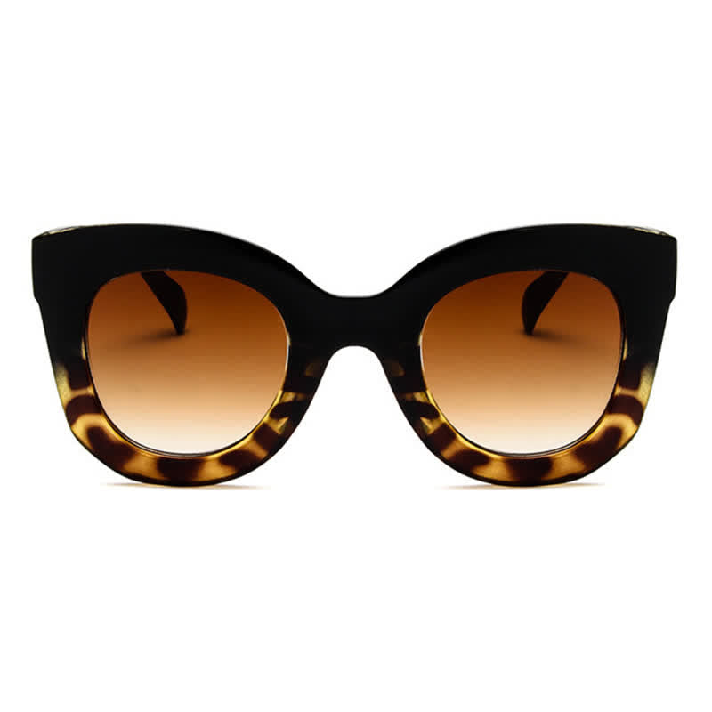 Vintage Square Frame Oversized Sunglasses