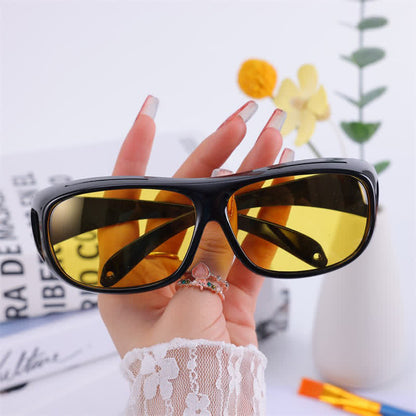 Fit Over Glasses Wrap Around Polarized Sunglasses for Sports&Driving