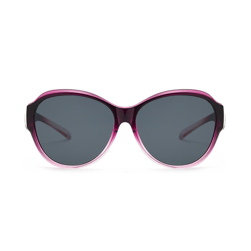 Fit Over Glasses Butterfly Frame Polarized Sunglasses
