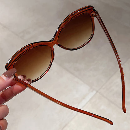 Butterfly Oversized Frame Hipster Sunglasses