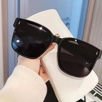 Fit Over Glasses Square Frame Foldable Sunglasses for Women Men