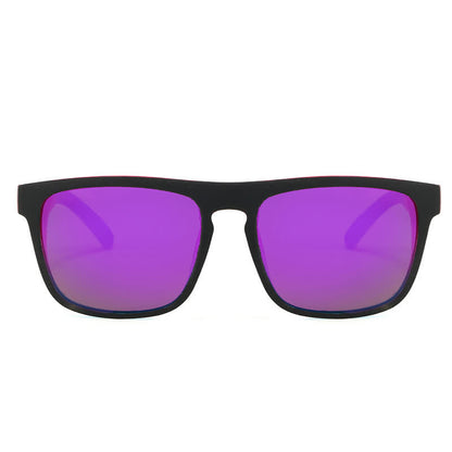 Simple Polarized Square Frame Trendy Sunglasses for Outdoor Activities