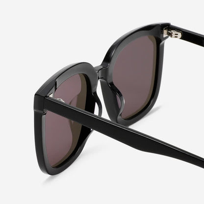 Square Large Frame Simple Sunglasses with Nylon Lenses