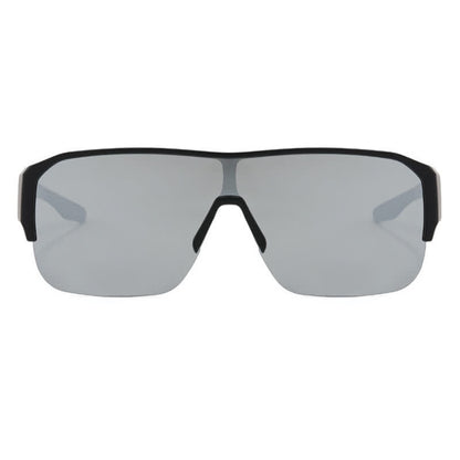 Fit Over Glasses Semi-Rimless Polarized Sunglasses for Sports&Driving
