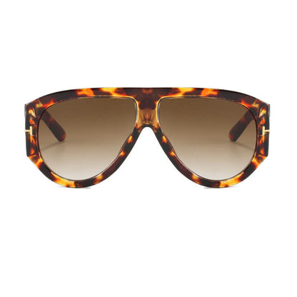 'T' Design Toad Frame Aviator Sunglasses