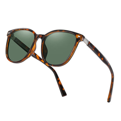Trendy Sports Polarized Oversized Sunglasses with Mirrored Lens