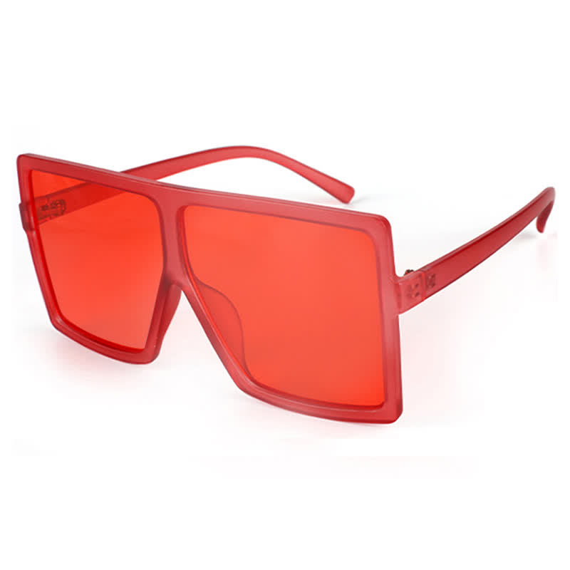 Square Oversized Frame Fashion Sunglasses