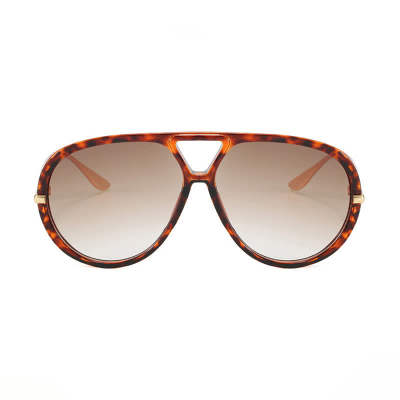 Fashion Double Bridges Aviator Sunglasses