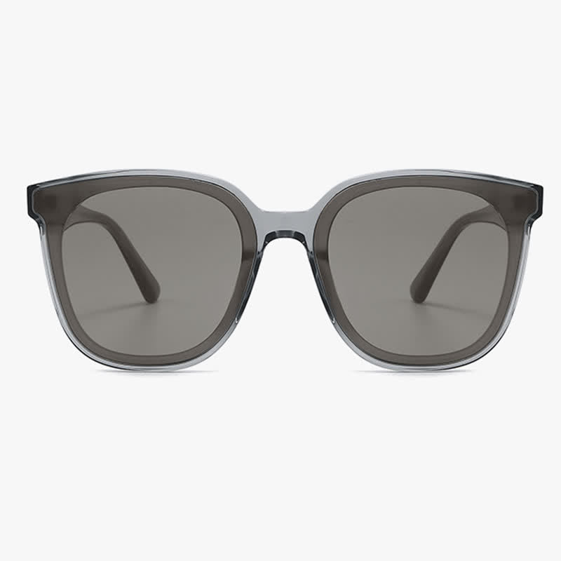 Chic Square Frame Sunglasses with Nylon Lenses