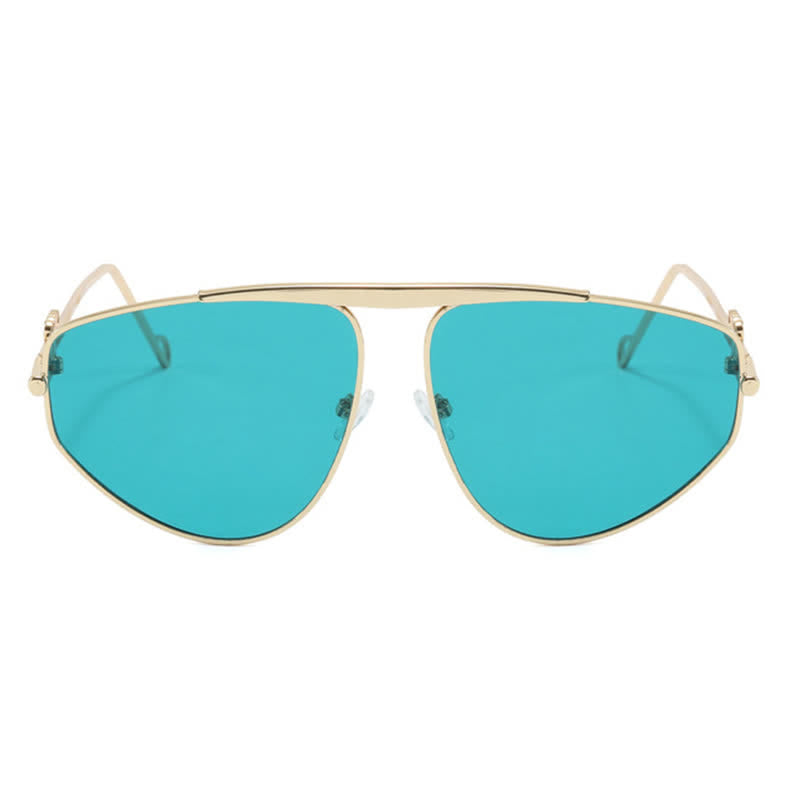 Hollow-out Irregular Aviator Sunglasses