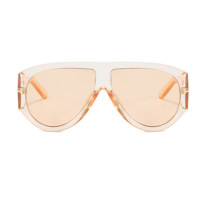 'T' Design Toad Frame Aviator Sunglasses