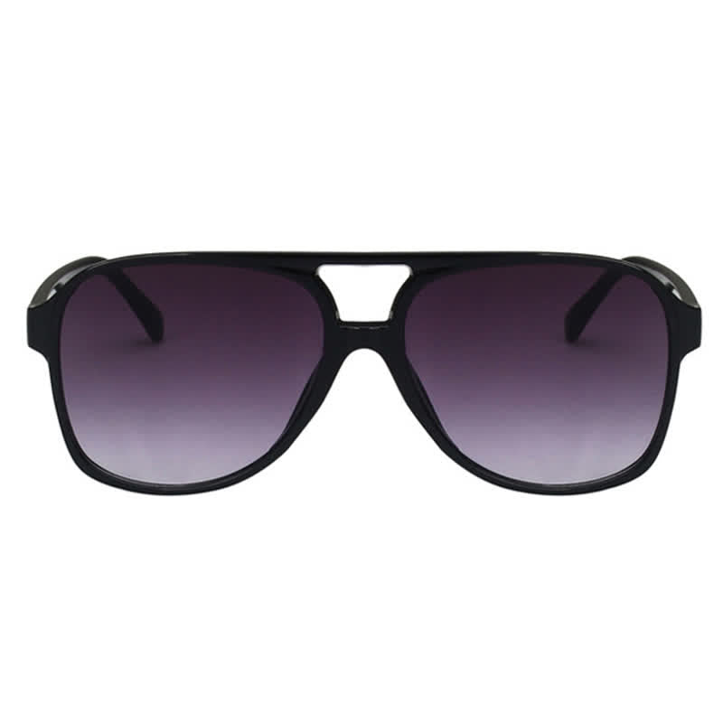 Double Bridges Fashion Aviator Sunglasses