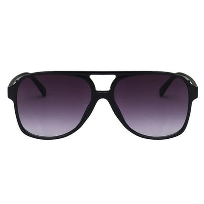 Double Bridges Fashion Aviator Sunglasses