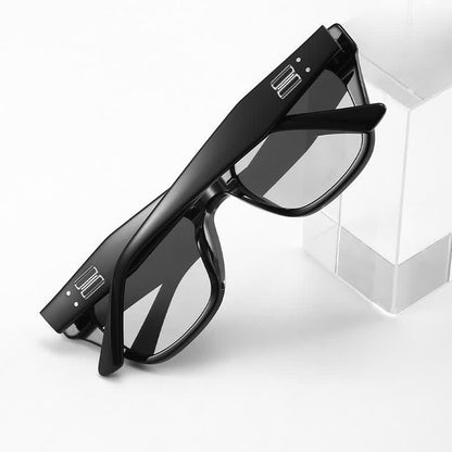 Hipster Classic Square Frame Sunglasses with Nylon Lenses