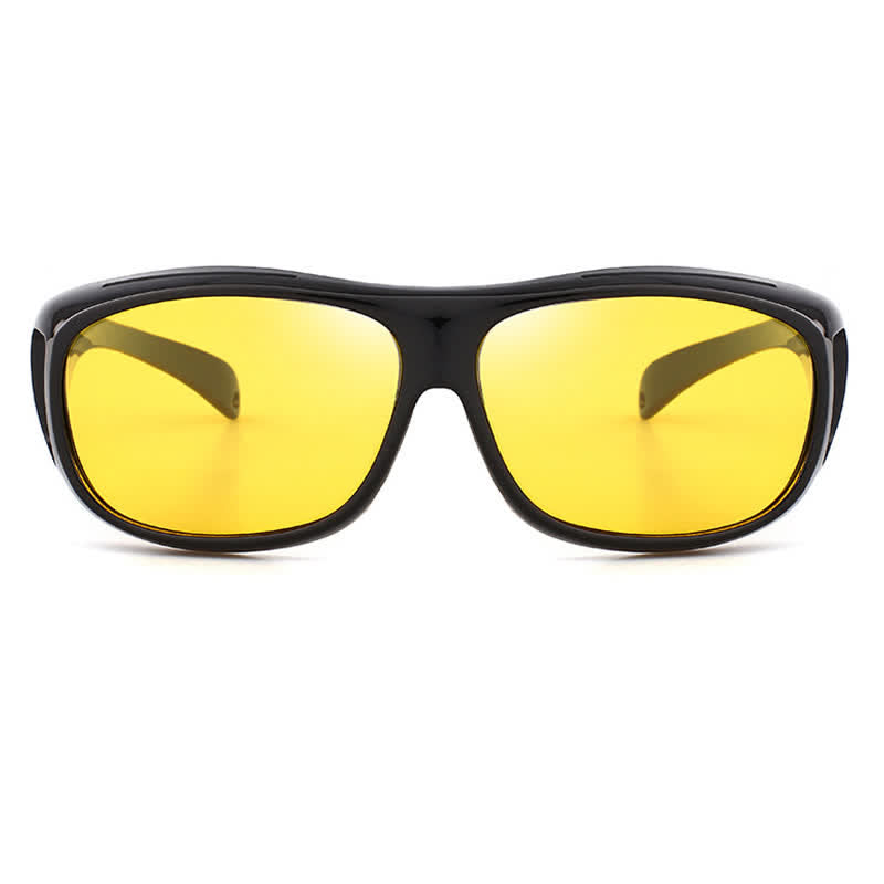 Fit Over Glasses Wrap Around Polarized Sunglasses for Sports&Driving
