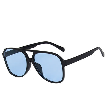 Double Bridges Fashion Aviator Sunglasses