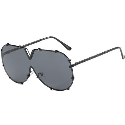 'V' Design Hipster Aviator Sunglasses