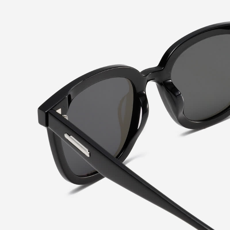 Chic Square Frame Sunglasses with Nylon Lenses