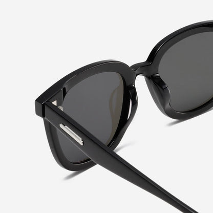 Chic Square Frame Sunglasses with Nylon Lenses