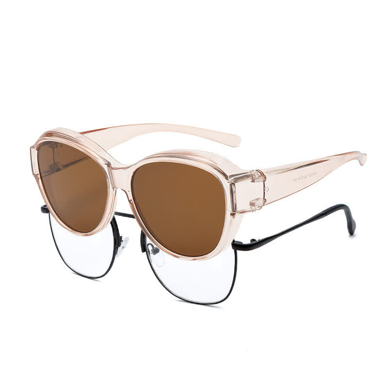 Fit Over Glasses Butterfly Frame Polarized Sunglasses