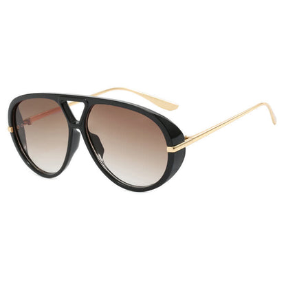 Fashion Double Bridges Aviator Sunglasses