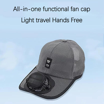 2026 Summer New Solar Powered Cooling Cap