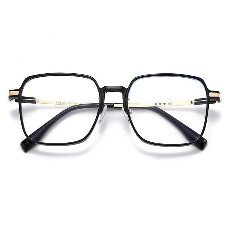 Square Oversized Frame Hipster Photochromic Sunglasses