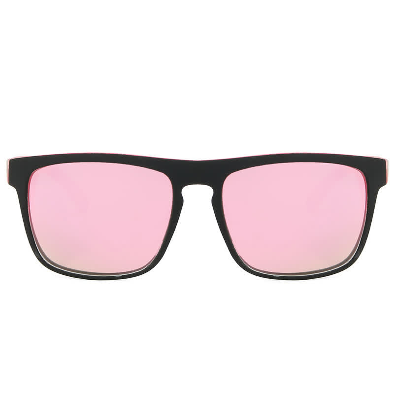 Simple Polarized Square Frame Trendy Sunglasses for Outdoor Activities