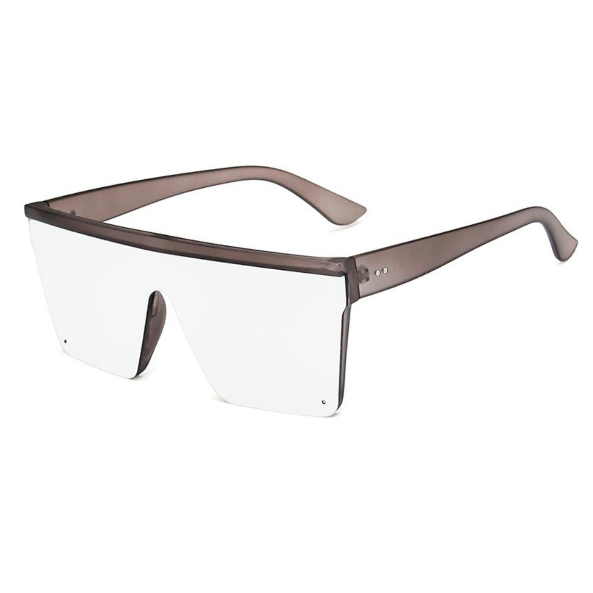Trendy Large Frame One-piece Street Style Driving Retro Sunglasses