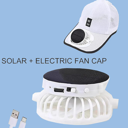 2026 Summer New Solar Powered Cooling Cap