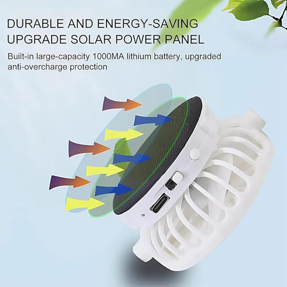 2026 Summer New Solar Powered Cooling Cap