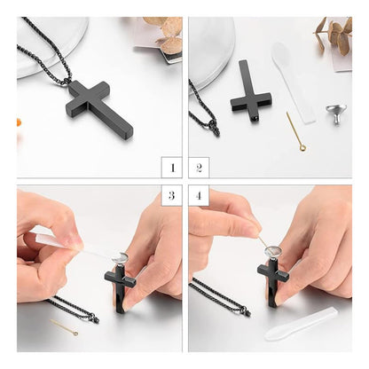 Cross Memorial Necklace – Keep Your Love Always Near