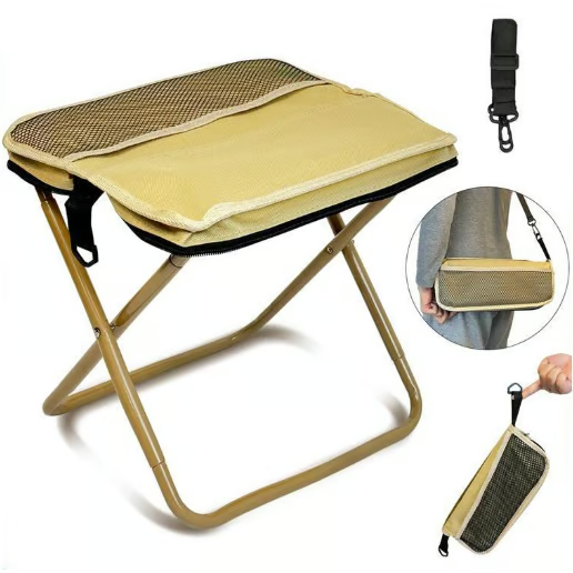 ⚡Last Day 70% OFF丨🏕️Outdoor Backpack Folding Stool🔥Buy 2 Free Shipping Only Today!