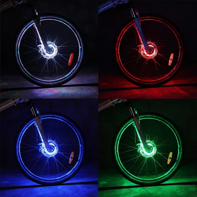 Rechargeable LED Bicycle Wheel Hub Lights