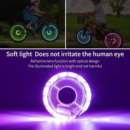 Rechargeable LED Bicycle Wheel Hub Lights
