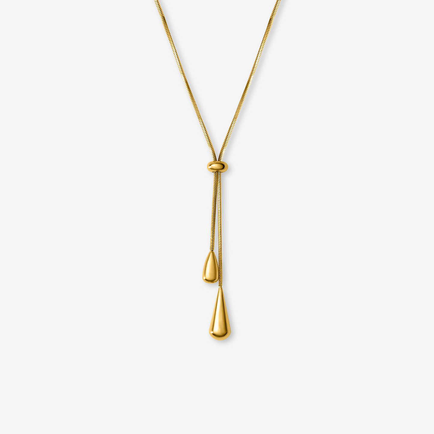 Teardrop Lariat Y-Chain Pendant