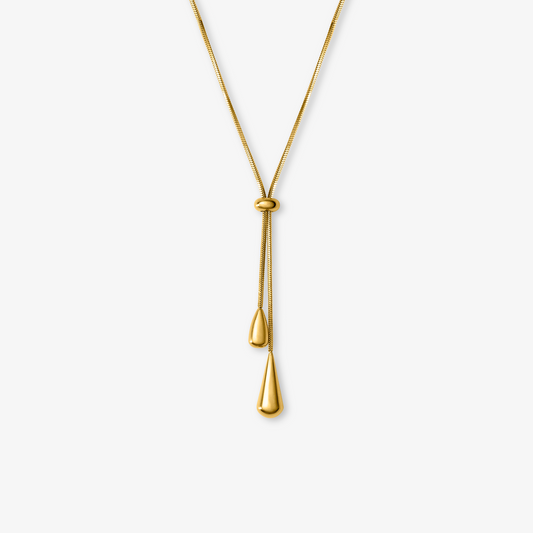 Teardrop Lariat Y-Chain Pendant