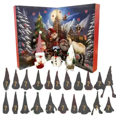 🎁FAST FREE SHIPPING🎅2025 Christmas Handcrafted Gnomes Advent Calendar