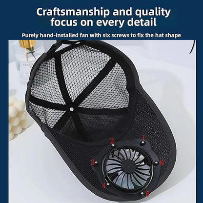 2026 Summer New Solar Powered Cooling Cap